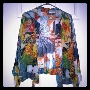 Chicos 100% Silk Top NWT Small